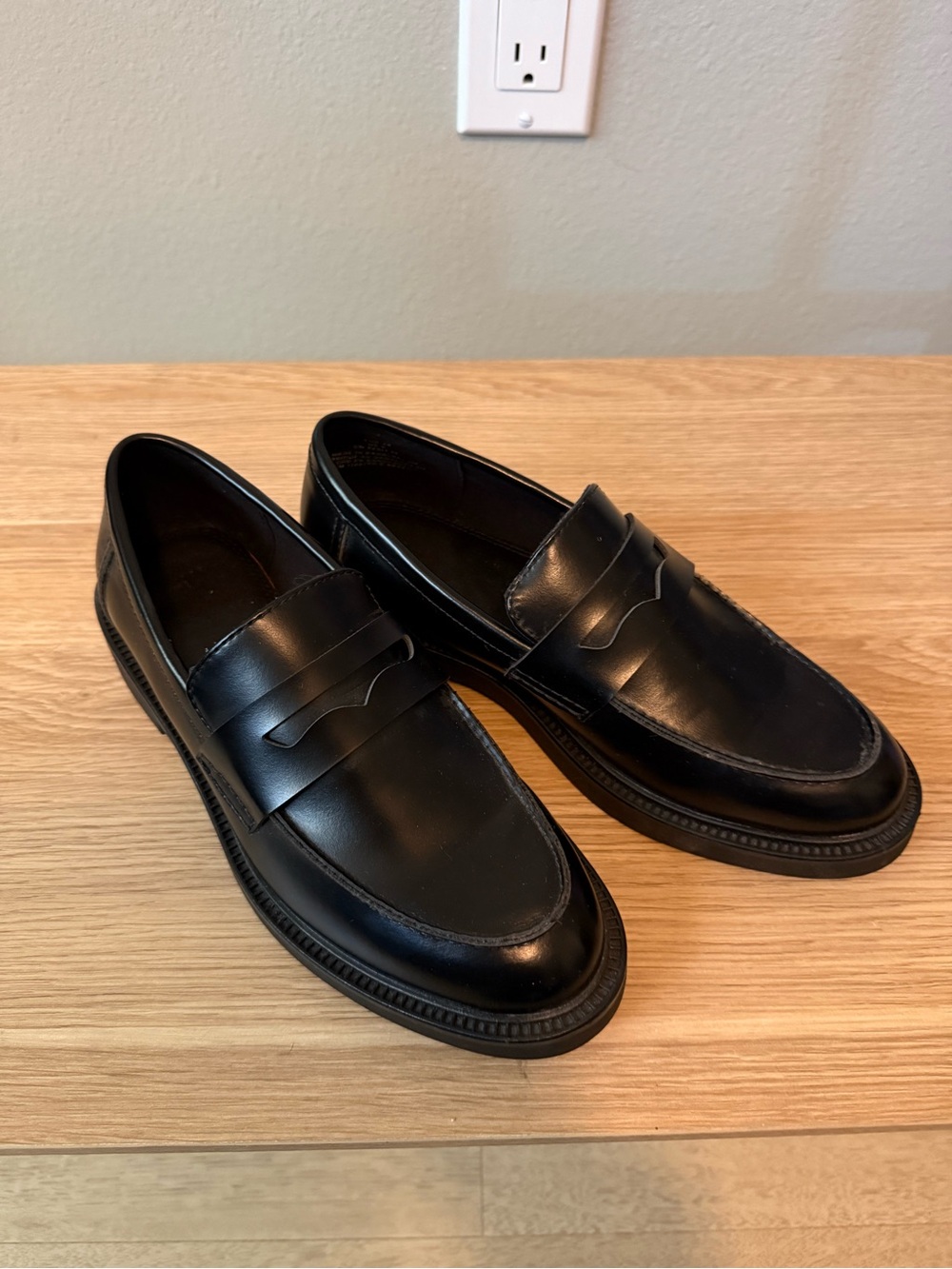 Classic Black Penny Loafers